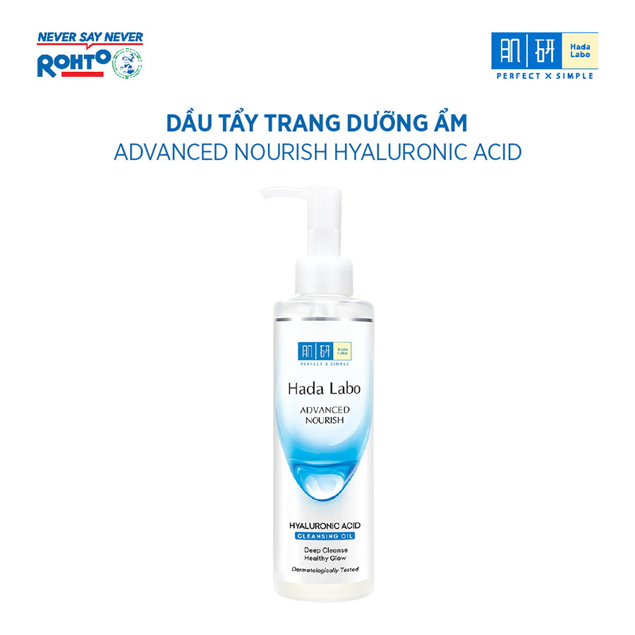 Dầu tẩy trang dưỡng ẩm Hada Labo Advanced Nourish Hyaluronic Acid Cleansing Oil (200ml)