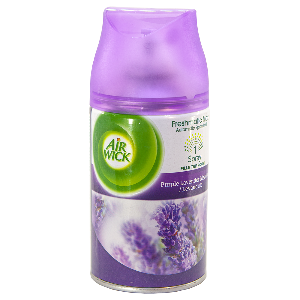 Bình xịt tinh dầu thiên nhiên Air Wick Purple Lavender Meadow 250ml QT016838 - hoa oải hương