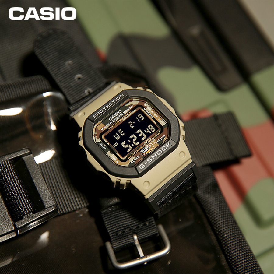 Đồng hồ nam dây vải Casio G-Shock chính hãng DW-5610SUS-5DR