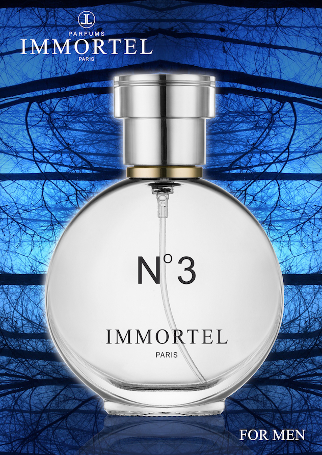 Nước hoa nam IMMORTEL PARIS No3 dung tích 60ml Eau De Parfum - Hương thơm ấm áp , lôi cuốn và bí ẩn