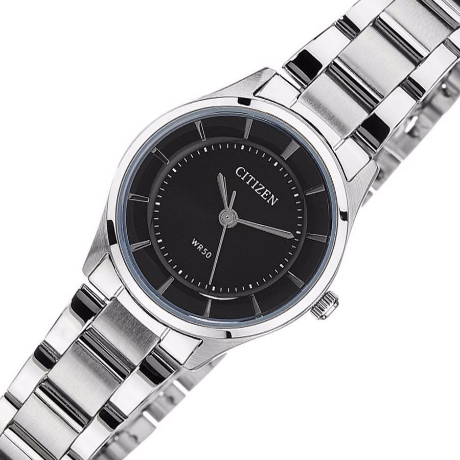 Đồng hồ nữ dây thép không gỉ Citizen Quartz ER0200