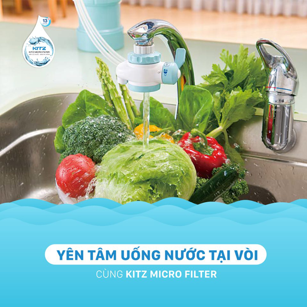 Máy lọc nước lắp tại vòi KITZ Purifree PF-G4 (Made in Japan) - Hàng chính hãng