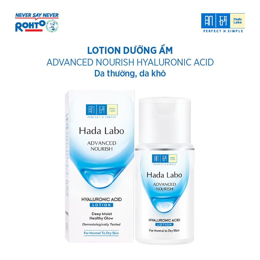 Dung dịch dưỡng ẩm Hada Labo Advanced Nourish Hyaluronic Acid Lotion Dùng Cho Da Thường Và Da Khô (100ml)