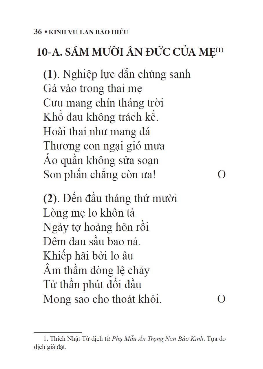 Kinh Vu Lan Báo Hiếu (Tái bản 2018)