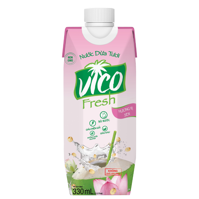 Combo 6 Hộp Quà Tặng Nước dừa Vico Fresh 330mL