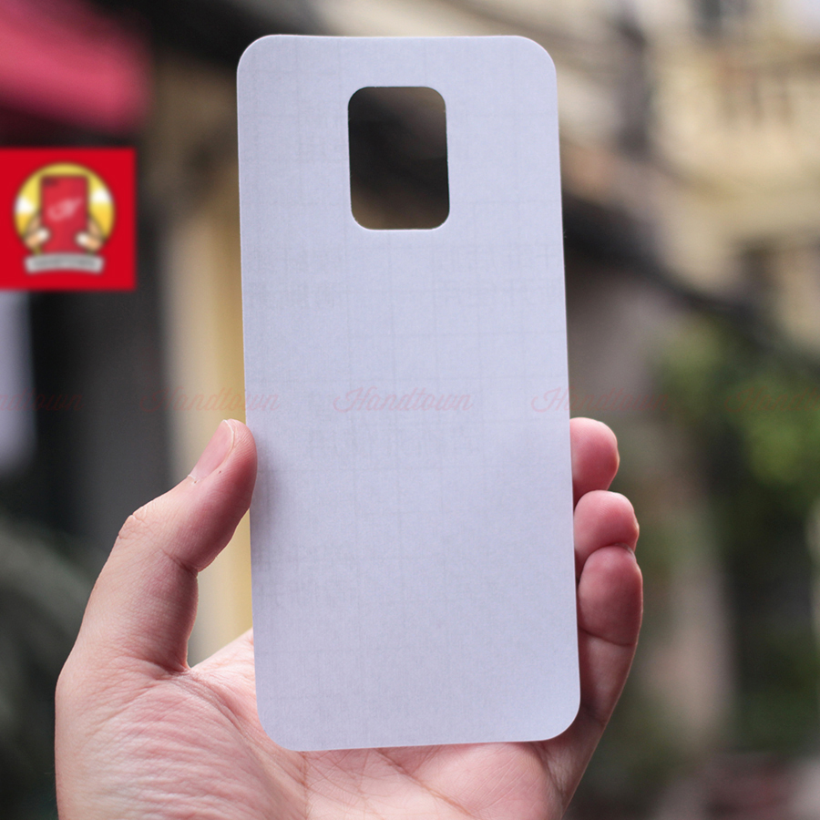 Miếng Dán Mặt Lưng Cacbon Dành Cho Xiaomi Redmi Note 9 Pro Max- Handtown - Hàng Chính Hãng