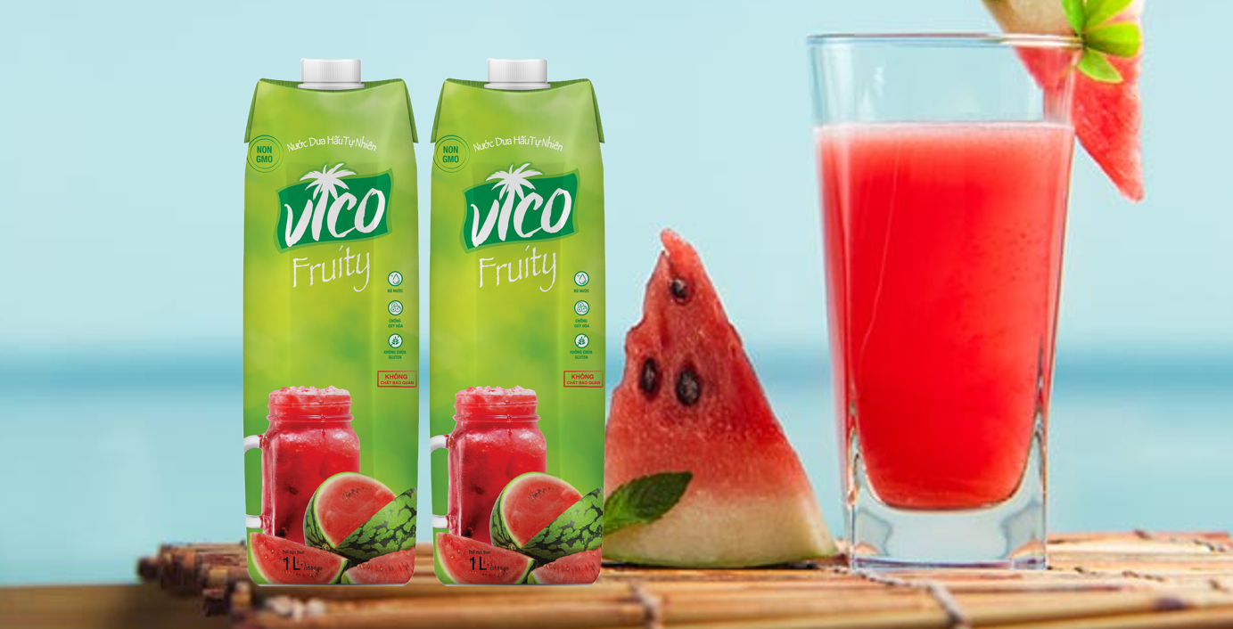 Nước Dưa Hấu Vico Fruity 1L