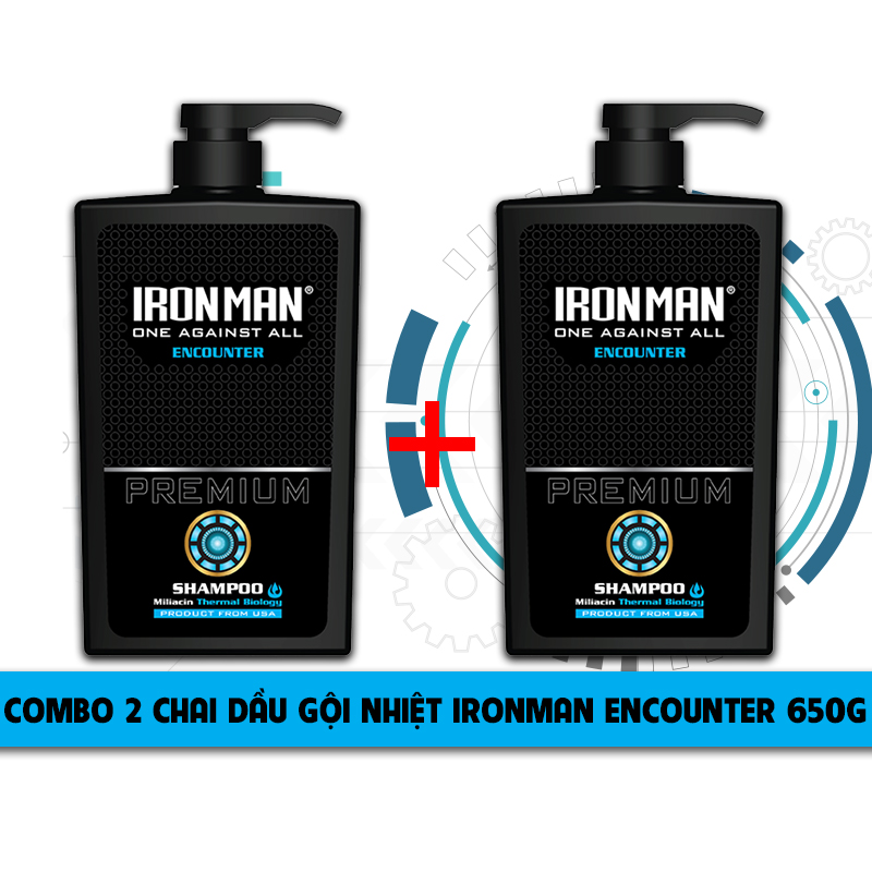 Sữa tắm hương nước hoa nam ữa tắm nhiệt ironman encounter 650g(Combo 2 chai)