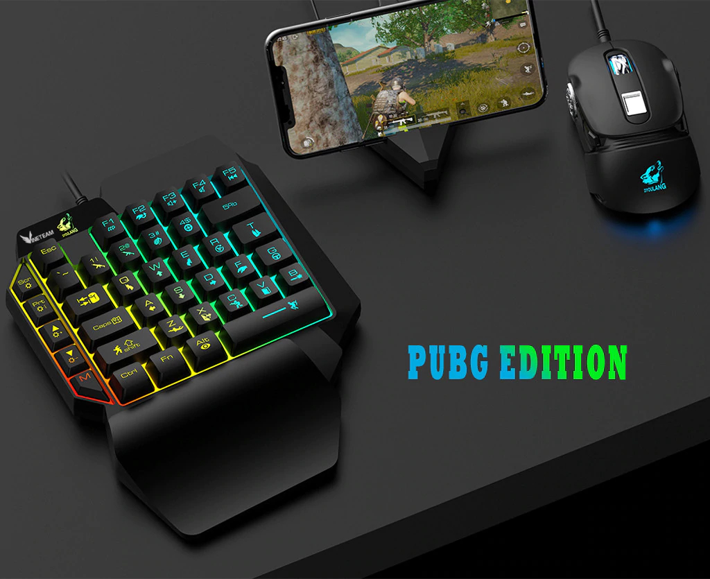 Bàn Phím Giả Cơ K15 39 Phím Hỗ Trợ Chơi Game Pubg Mobile, Rules Of Survival, Free Fire Trên Điện Thoại, Máy Tính Bảng, Laptop Và PC - Hàng Chính Hãng