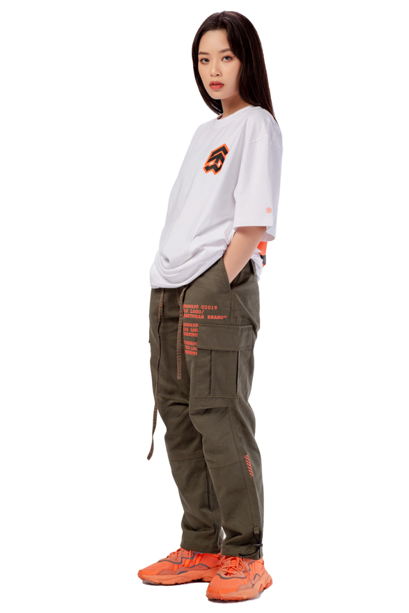 Áo Thun 5THEWAY Tay Ngắn Trắng aka 5THEWAY /stroke/ BIG LOGO NEW TEE in WHITE
