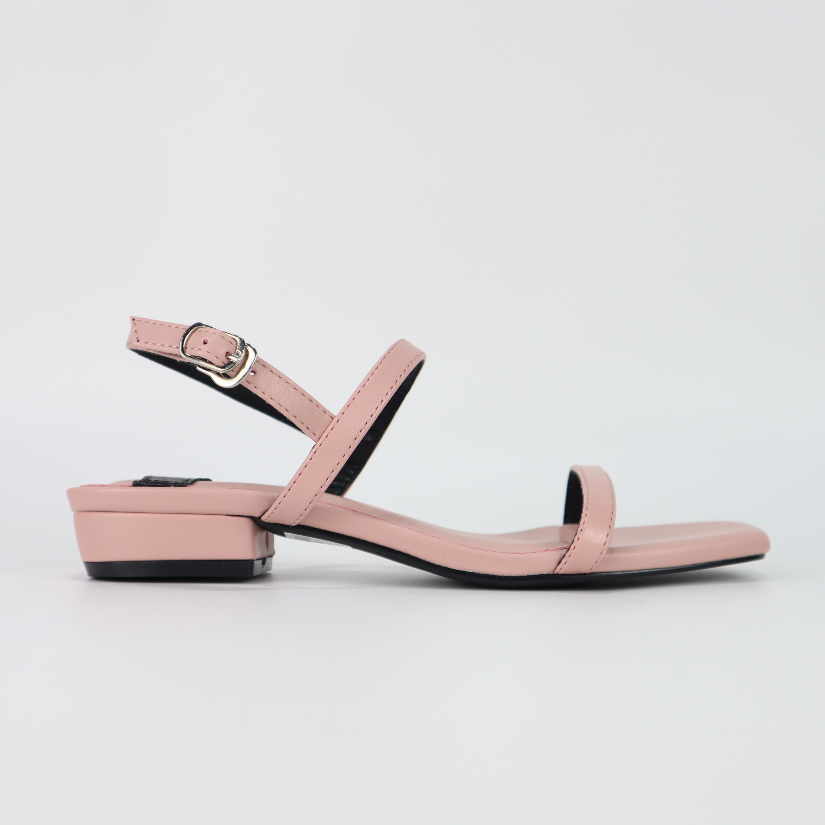 Giày sandal nữ quai ngang Cillie cao 2cm 1002