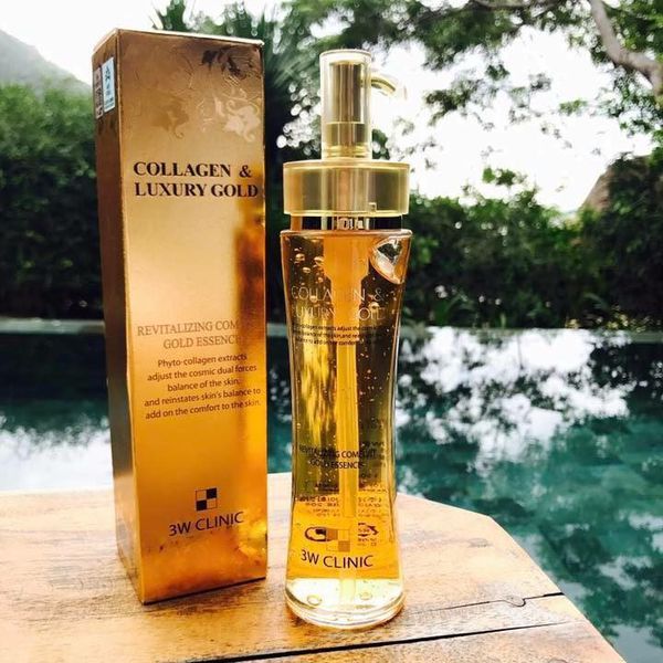 Serum trắng da - Serum vàng 24k Luxury Gold chống lão hóa 3W Clinic Hàn Quốc 150ml