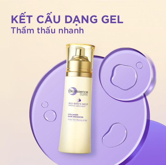 Nước cân bằng dưỡng da tươi sáng và căng mọng Bio-essence Bio-Bird's Nest Collagen Skin Enhancer 100ml