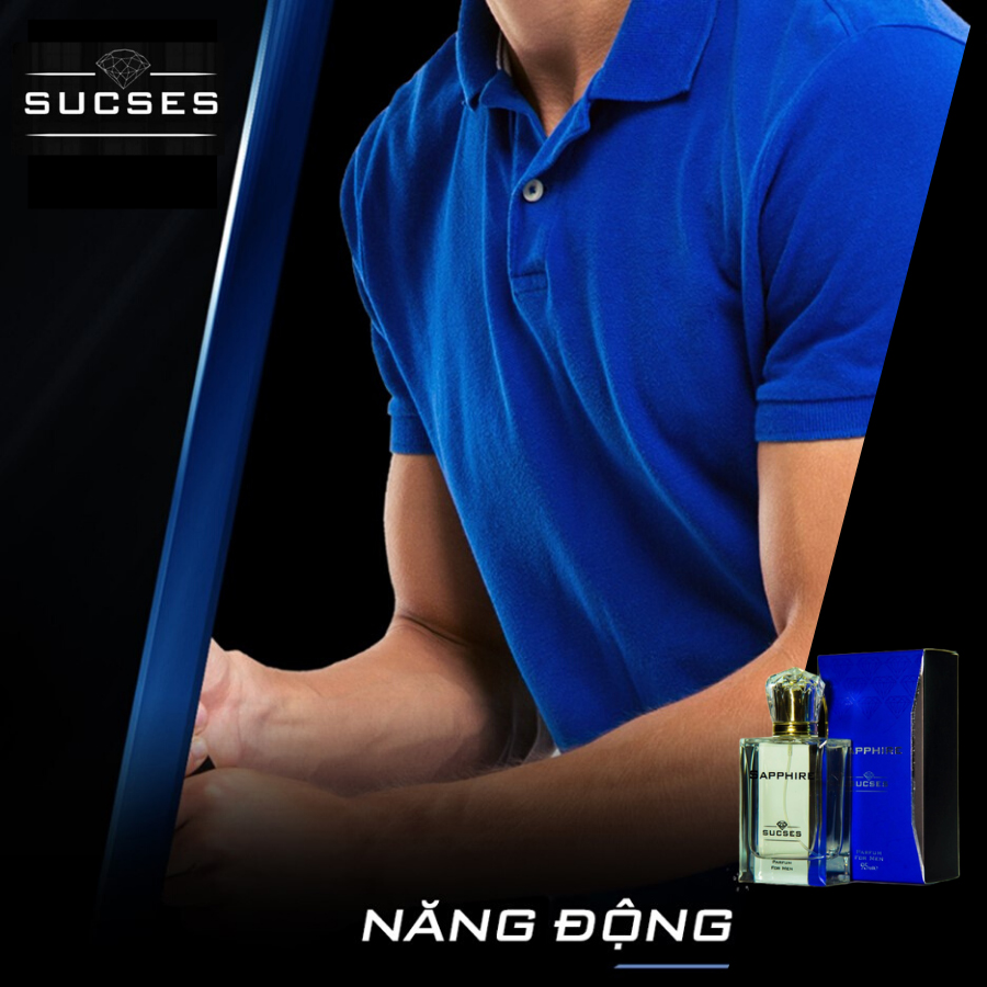 Nước hoa nam Sucses Sapphire (Mediterranean Air) 45ml