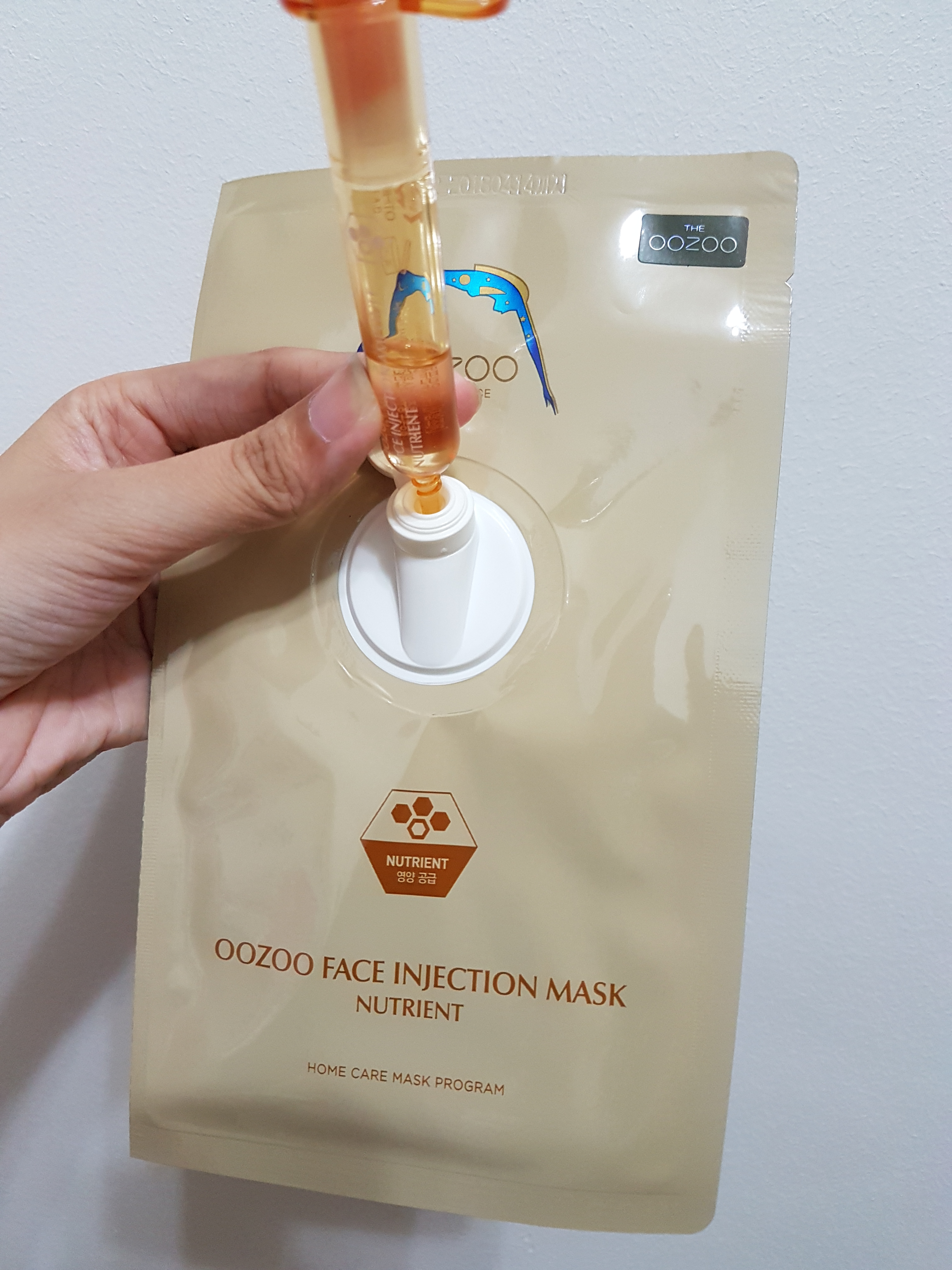 Mặt Nạ Ống Tiêm Cải Thiện Nếp Nhăn, Tăng Độ Đàn Hồi THE OOZOO Face Injection Mask Nutrient