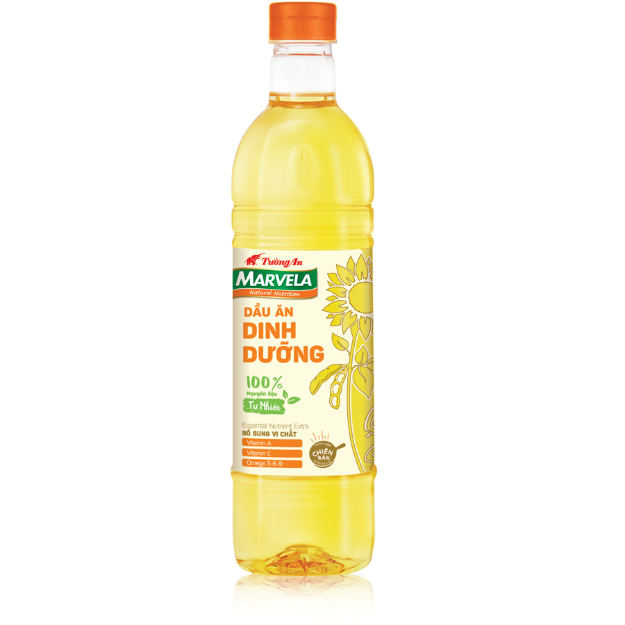 Dầu ăn Dinh Dưỡng Tường An Marvela Đỏ 1Lít/ 2Lít/ 5Lít