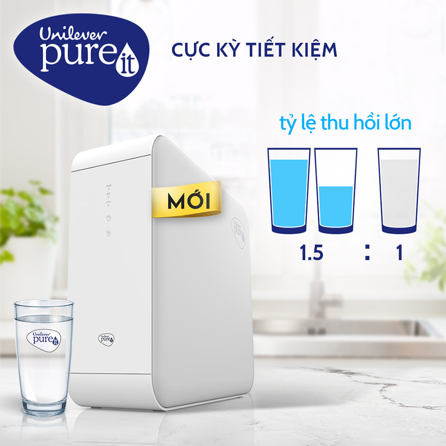 Máy Lọc Nước Unilever Pureit Delica – Công Nghệ Lọc RO - Lắp Dưới Ngăn Tủ Bếp - Hàng Chính Hãng