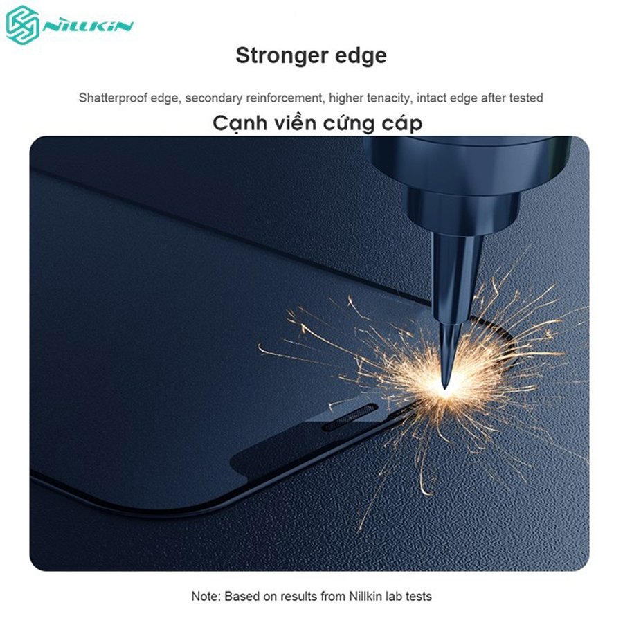 Kính Cường Lực chống vân tay Nillkin Glass FogMirror 2.5D cho Iphone 12/12 Pro - 12 Pro Max - Hàng Chính Hãng