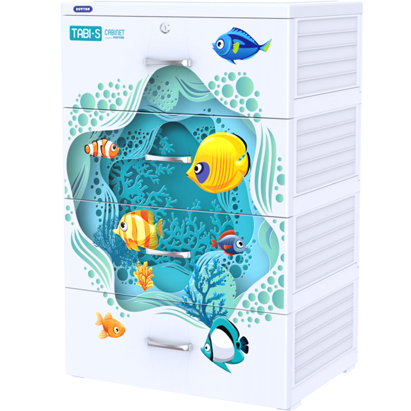 Tủ nhựa Duy Tân TABI 4 tầng