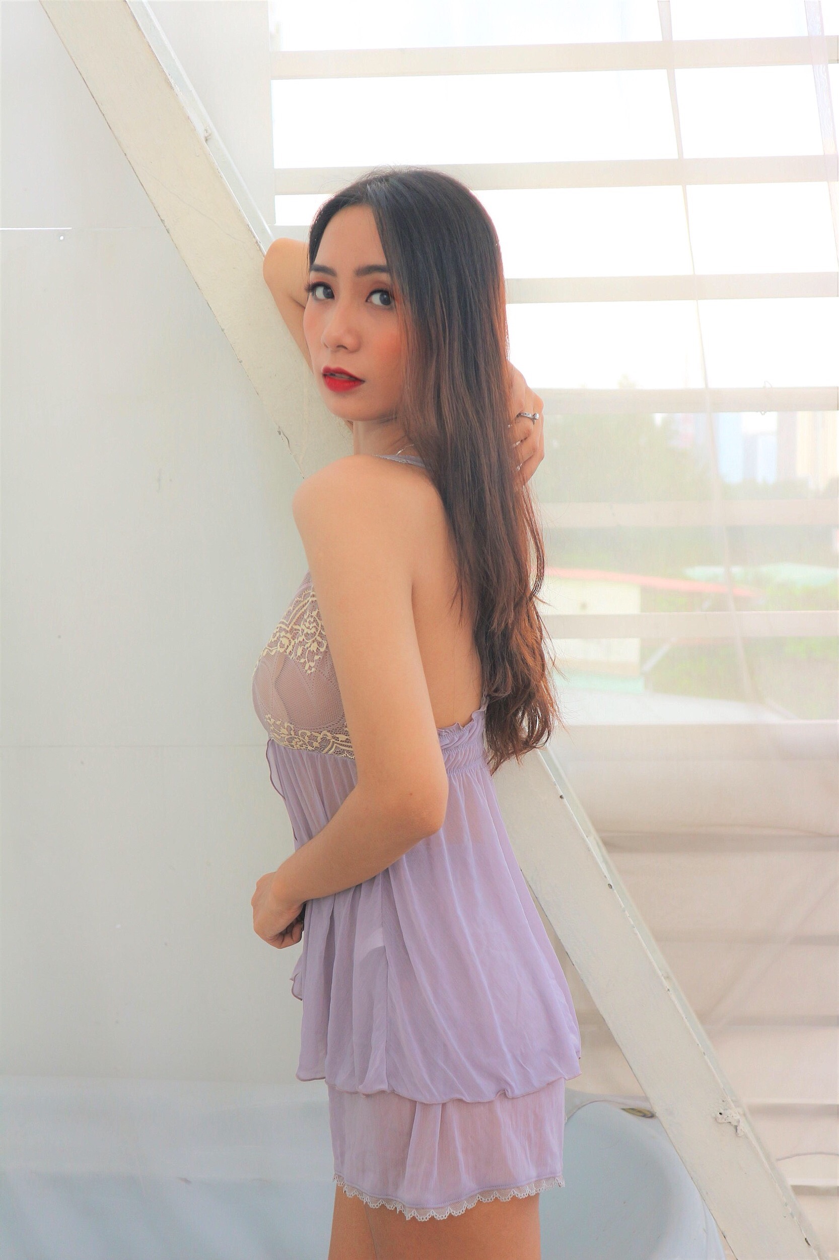 Đầm ngủ thời trang BARE G4040067-VX màu xám