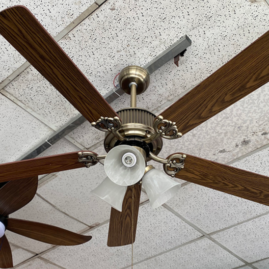 Quạt trần đèn cổ điển trang trí sang trọng  HL-FAN900