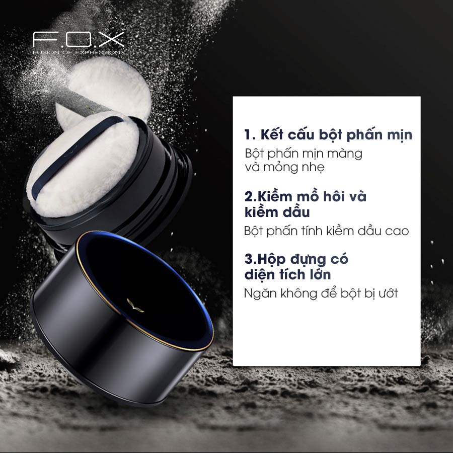 Phấn Phủ FOX Dạng Bột Khoáng Kiềm Dầu Sheer Finish Loose Powder 25g
