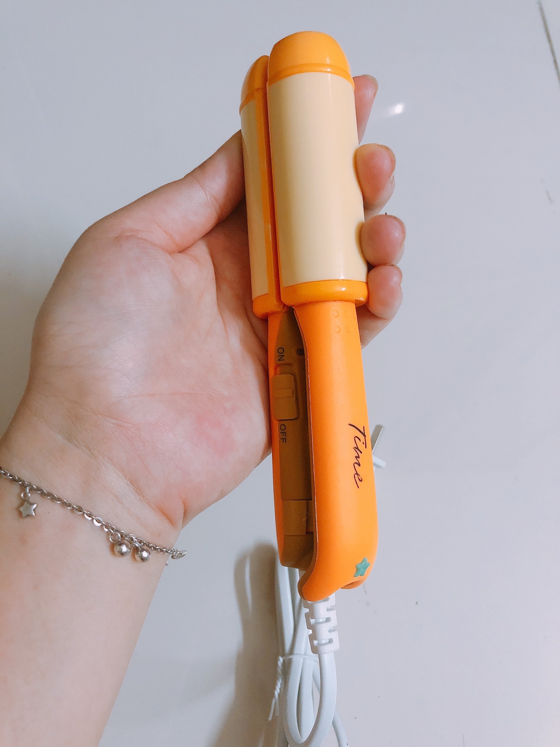 Máy làm tóc mini 2 trong 1 siêu xinh KM Summer Fruit - màu sắc giao ngẫu nhiên
