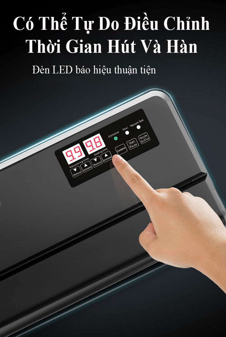 Máy Hút Chân Không HT P400- Không Kén Bao Bì,Túi Hút