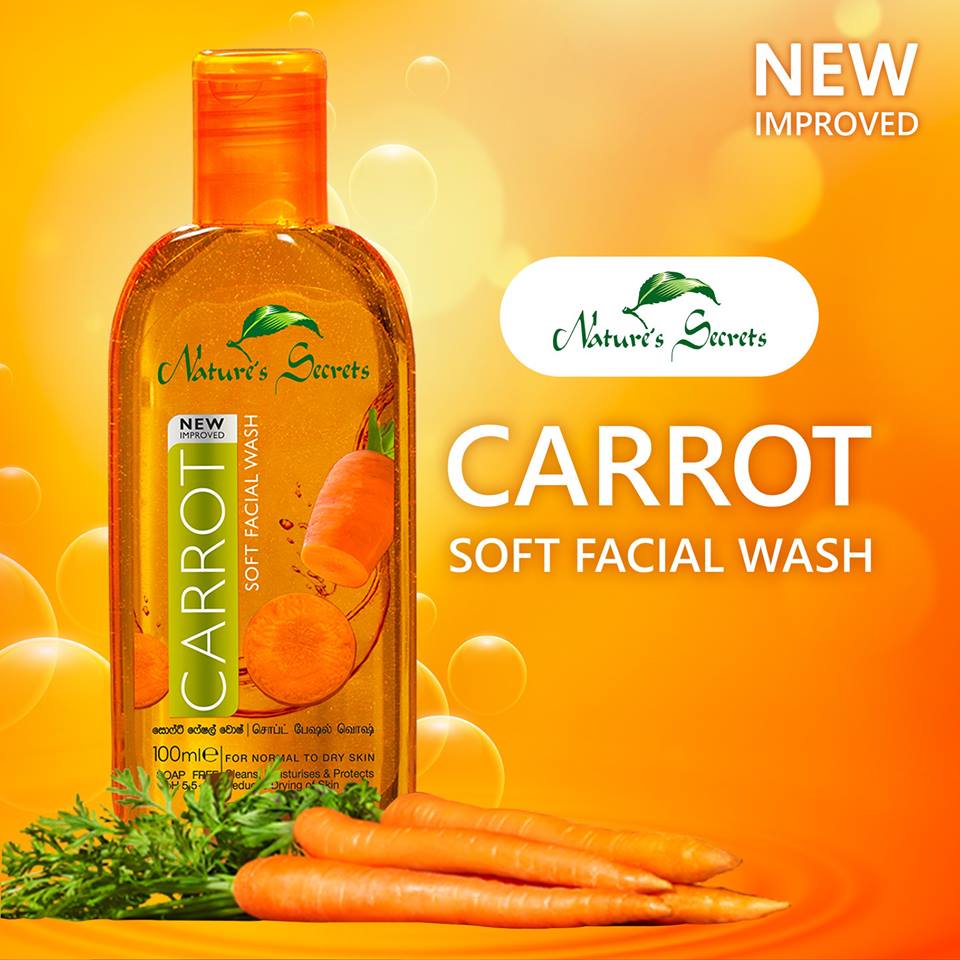 Sữa rửa mặt dưỡng ẩm trắng da Carrot Facial Wash 100ml