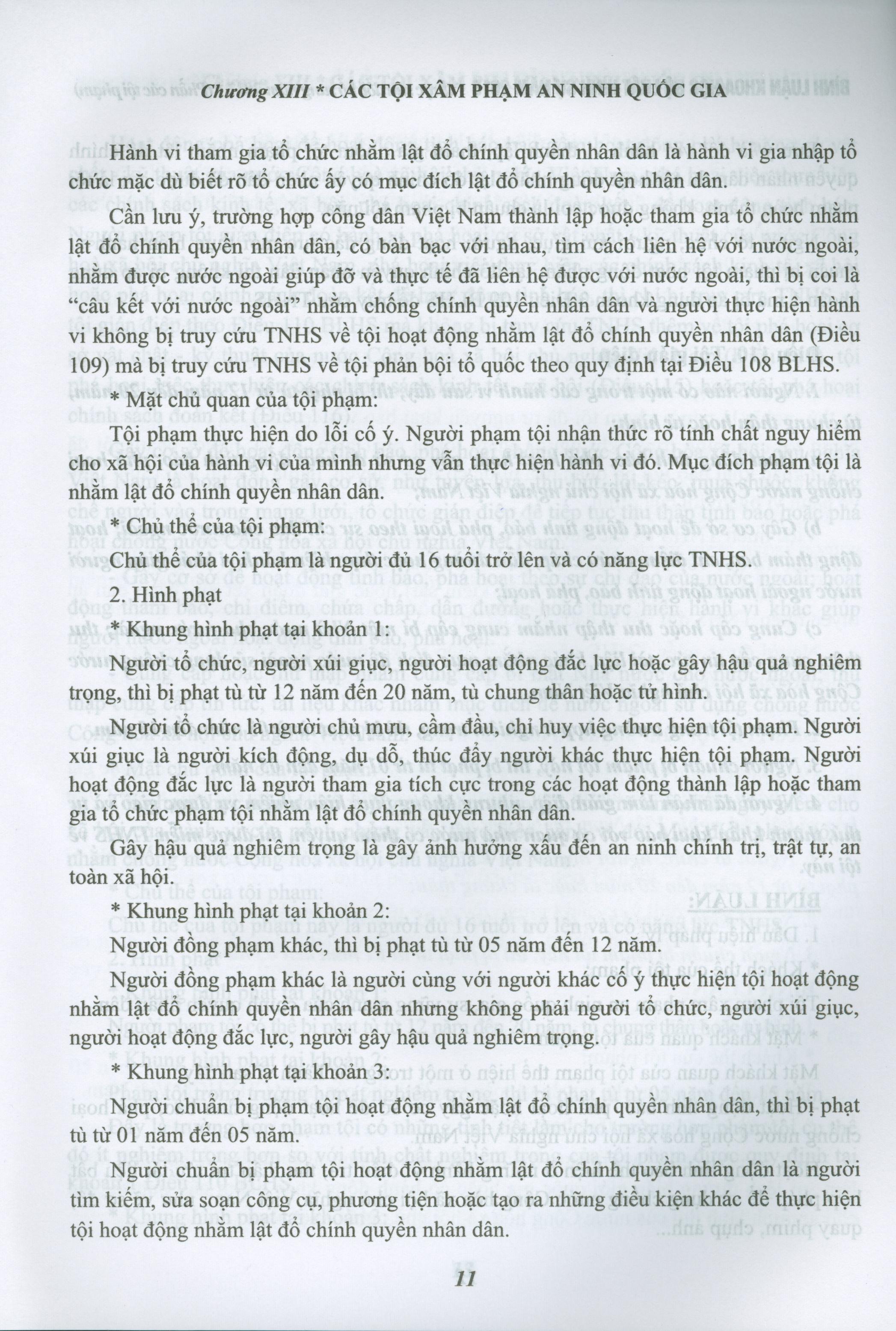 Sách - Bình luận khoa học Bộ luật hình sự năm 2015 được sửa đổi, bổ sung năm 2017 - Phần các tội phạm