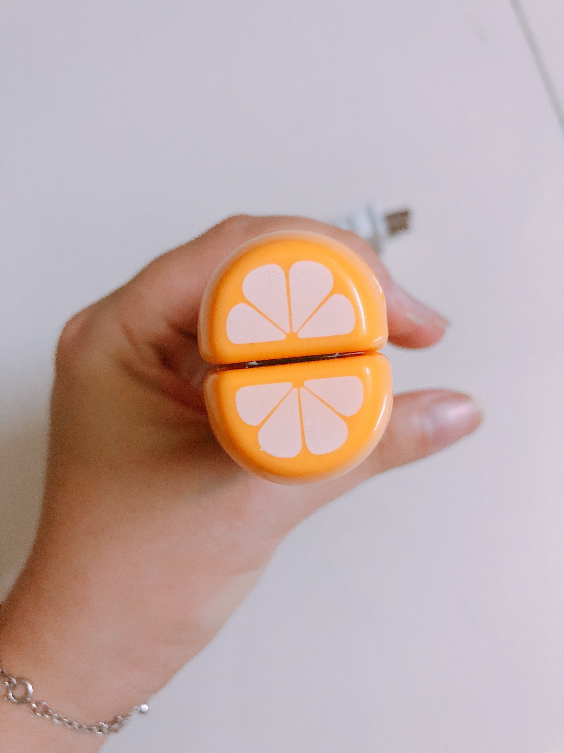 Máy làm tóc mini 2 trong 1 siêu xinh KM Summer Fruit - màu sắc giao ngẫu nhiên
