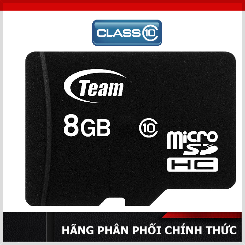 Thẻ Nhớ Micro SDHC Team Group 8GB Class 10 - Hàng chính hãng