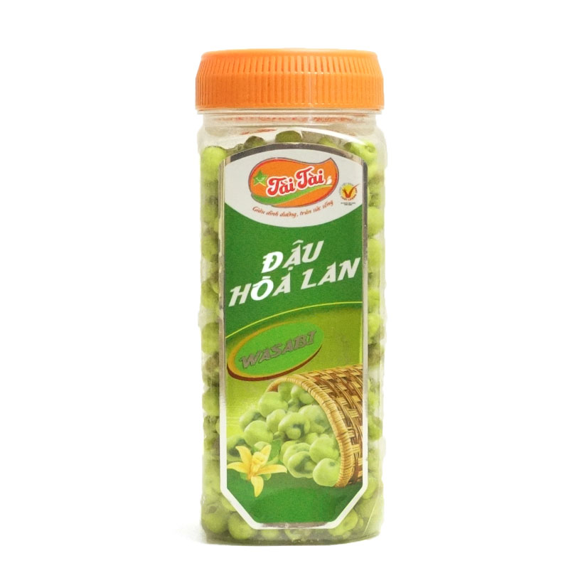 Đậu hoà lan wasabi Tài Tài - Hủ 195g