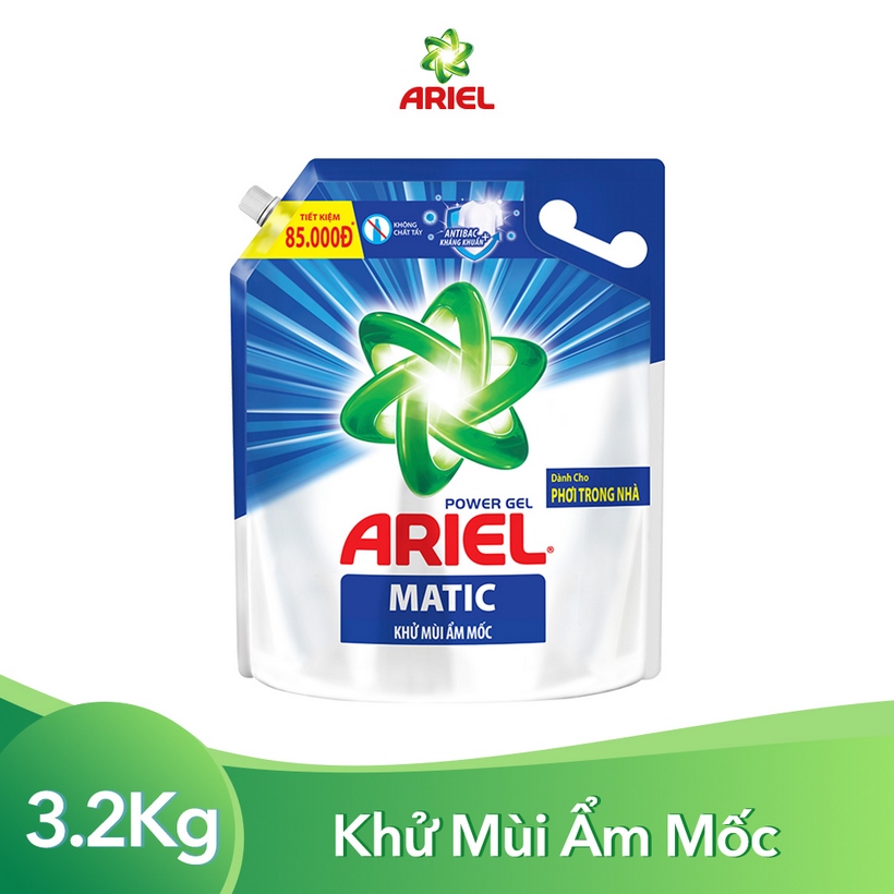 Nước Giặt Ariel Cửa Trước