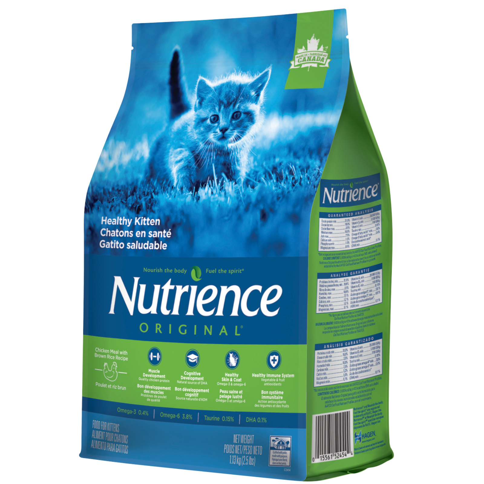 Thức Ăn Cho Mèo Con Nutrience Infusion Bao 1kg - Thịt Gà, Rau Củ Và Trái Cây Tự Nhiên