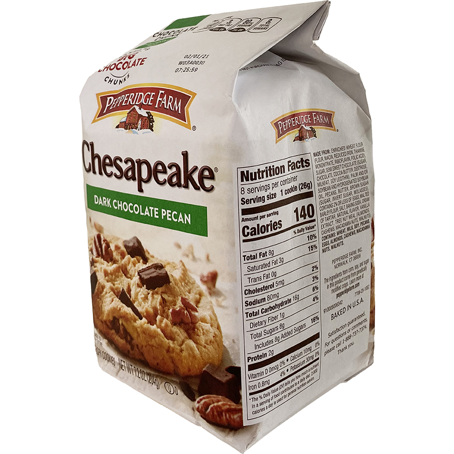 Bánh Vị Socola Đen Và Hạt Bồ Đào Chesapeake Pepperidge Farm (204g)