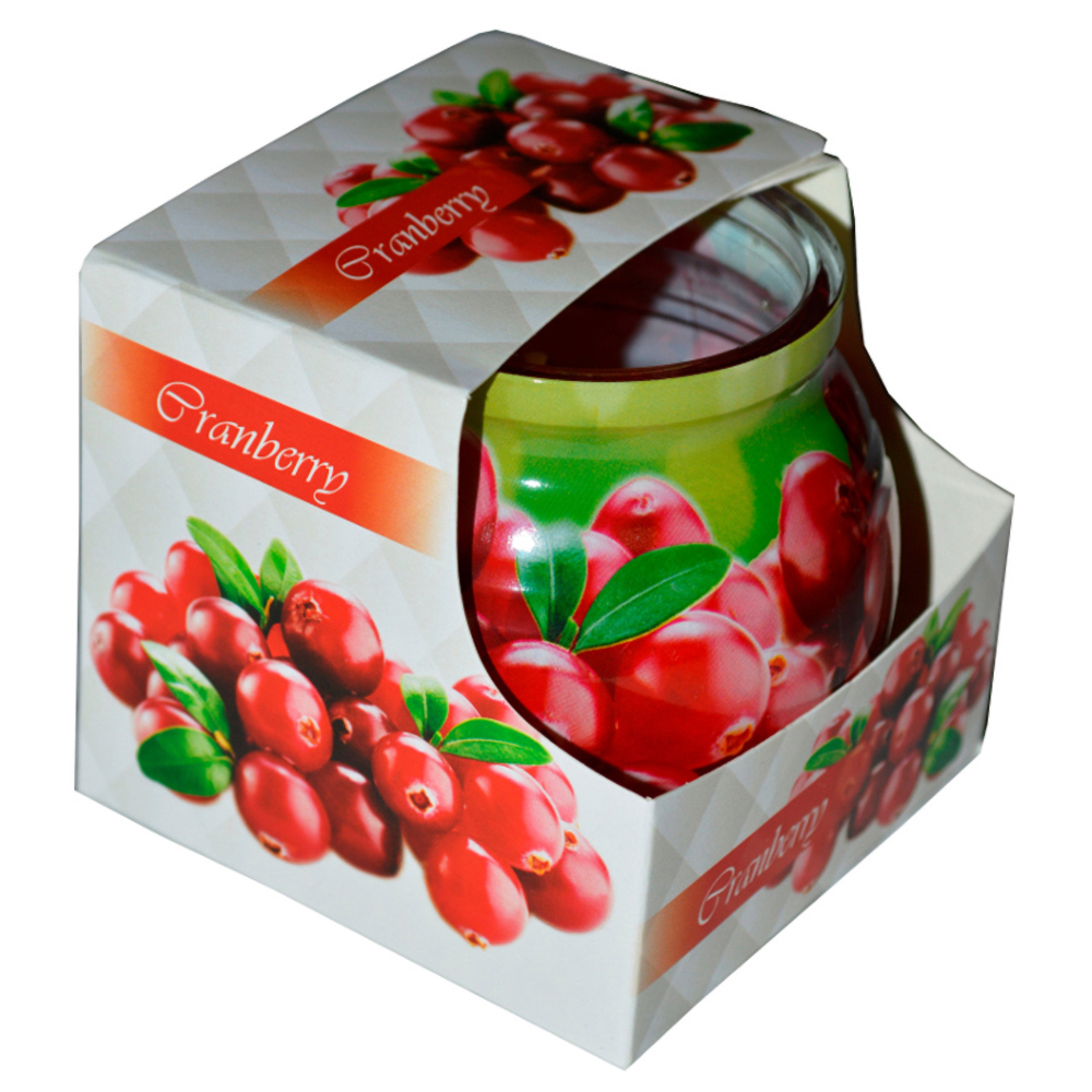 Ly nến thơm tinh dầu Admit Cranberry 85g QT01880 - nam việt quất