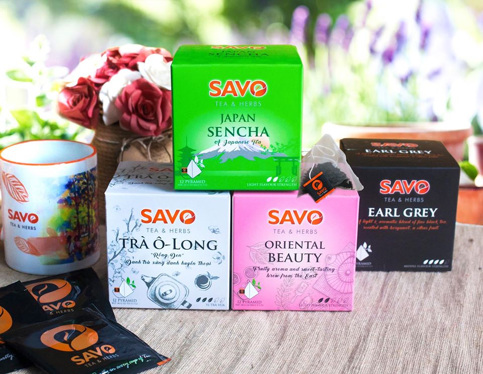 Trà SAVO Đông Phương Mỹ Nhân - Hộp 12 Túi x 2g