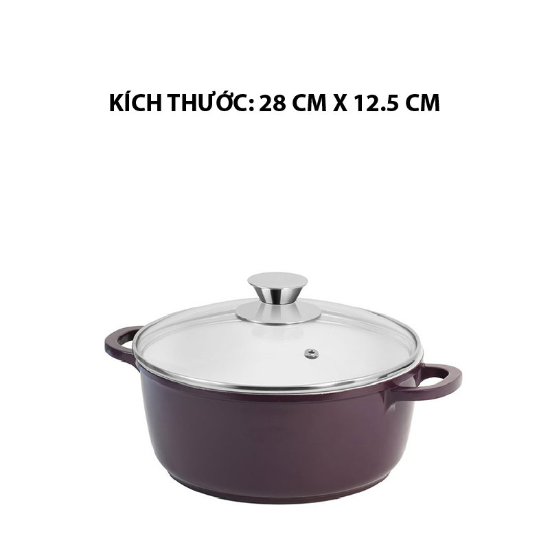 Nồi Nhôm Phủ Gốm CS SELM CERA 28x12.5cm 5,8 Lít - 046620