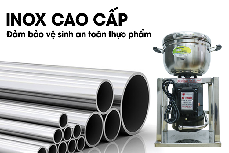 Máy Xay Giò Chả Mini 1 Kg/ Mẻ, Inox 201, Công suất 900W, Chân vuông