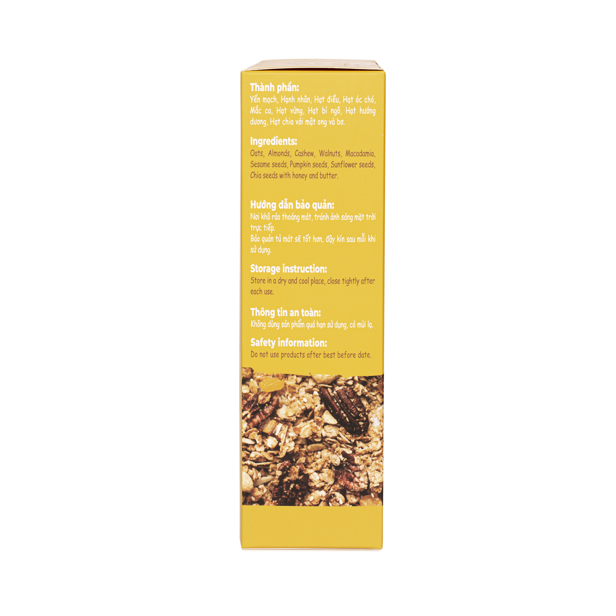 Snack Ăn Liền - Ngũ Cốc Hạt Siêu Dinh Dưỡng Dòng Super Nutty 250g, Phối Trộn 7 Loại Hạt Cao Cấp Theo Tiêu Chuẩn FDA - Hoa Kỳ