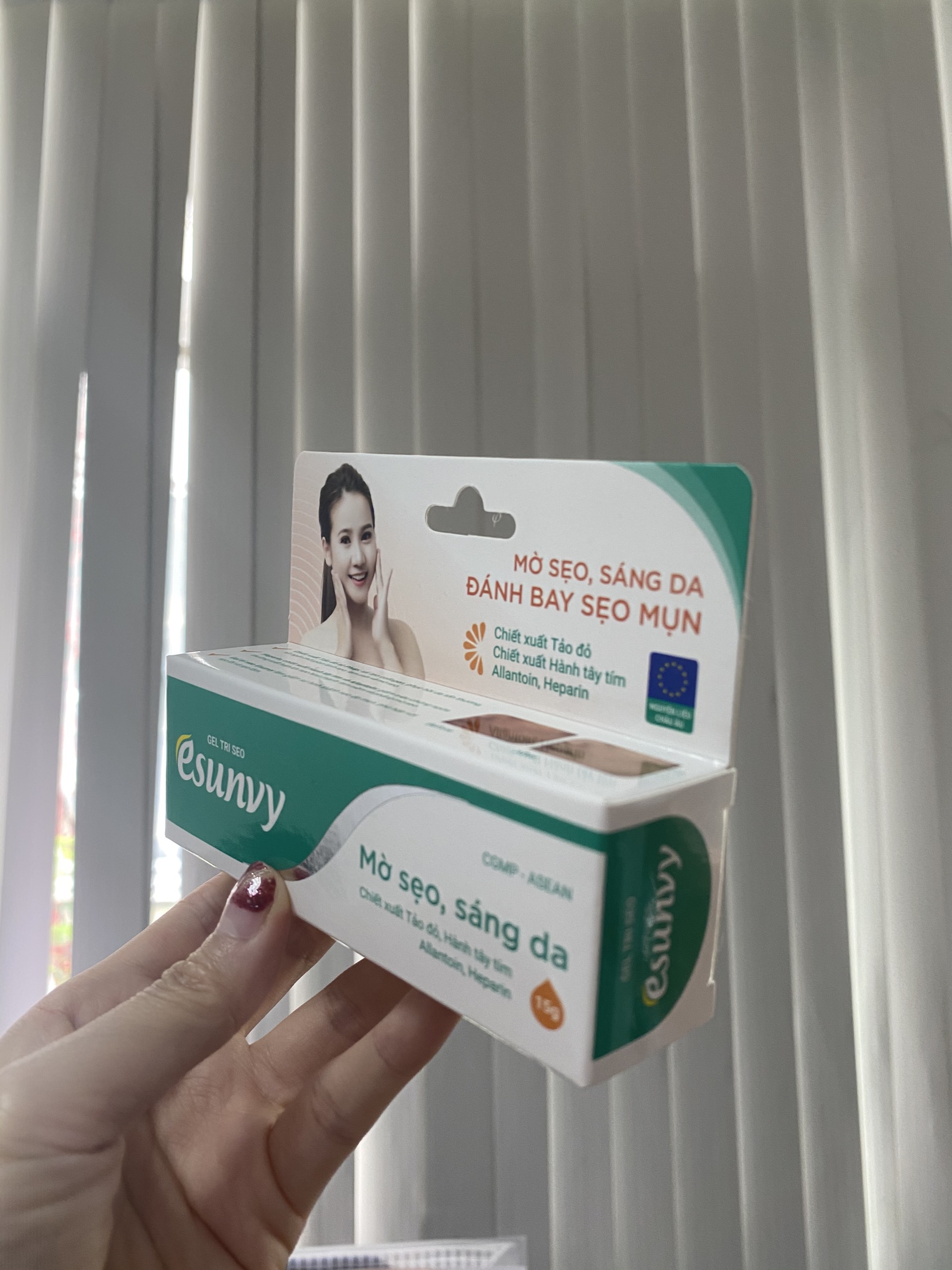 Gel Tri Seo Esunvy - Đánh bay sẹo mụn - Mờ sẹo, sáng da - Tuýp 15g