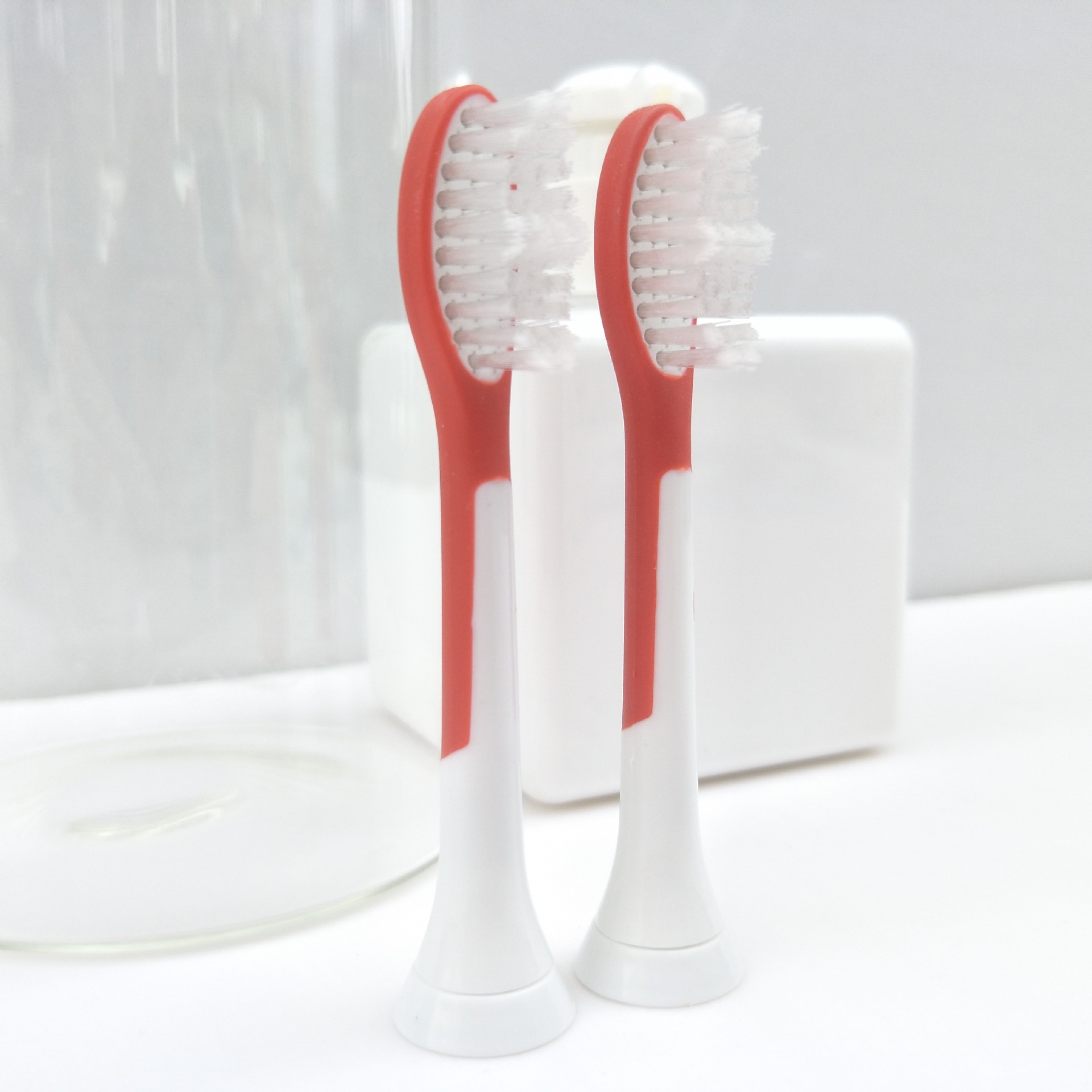 Cho máy Philips Sonicare HX3, HX6, HX7, HX8, HX9, R, FlexCare +, FlexCare, HealthyWhite, HydroClean, EasyClean, DiamondClean, Bộ 4 đầu bàn chải đánh răng điện HX-6044