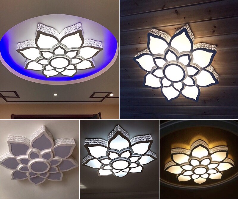 ĐÈN MÂM LED MIKA 3 MÀU ÁNH SÁNG TRANG TRÍ PHÒNG KHÁCH, PHÒNG NGỦ