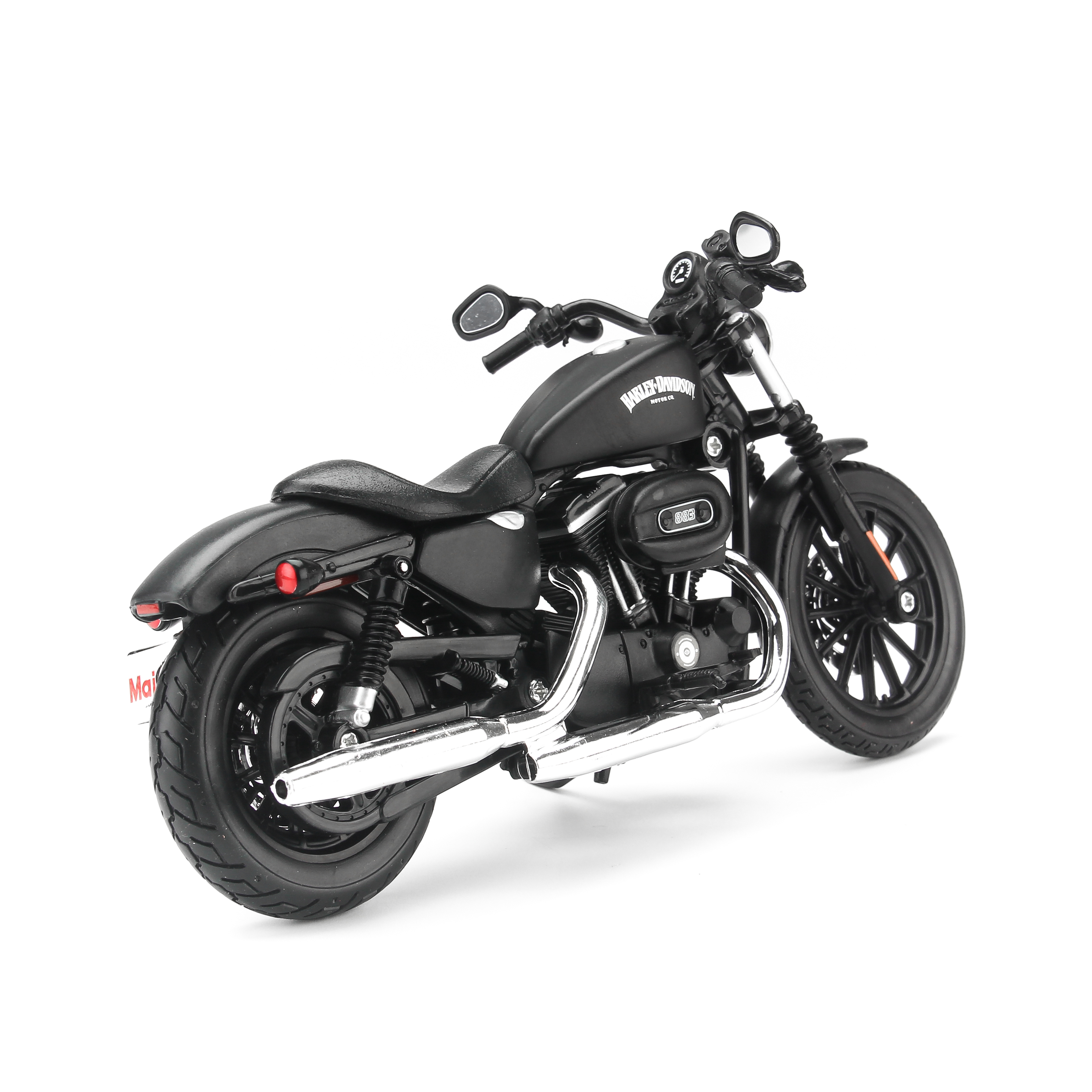 Mô Hình Xe Harley Davidson 13 Sportster Iron 883 Flat Black 1:12 Maisto MH-32326