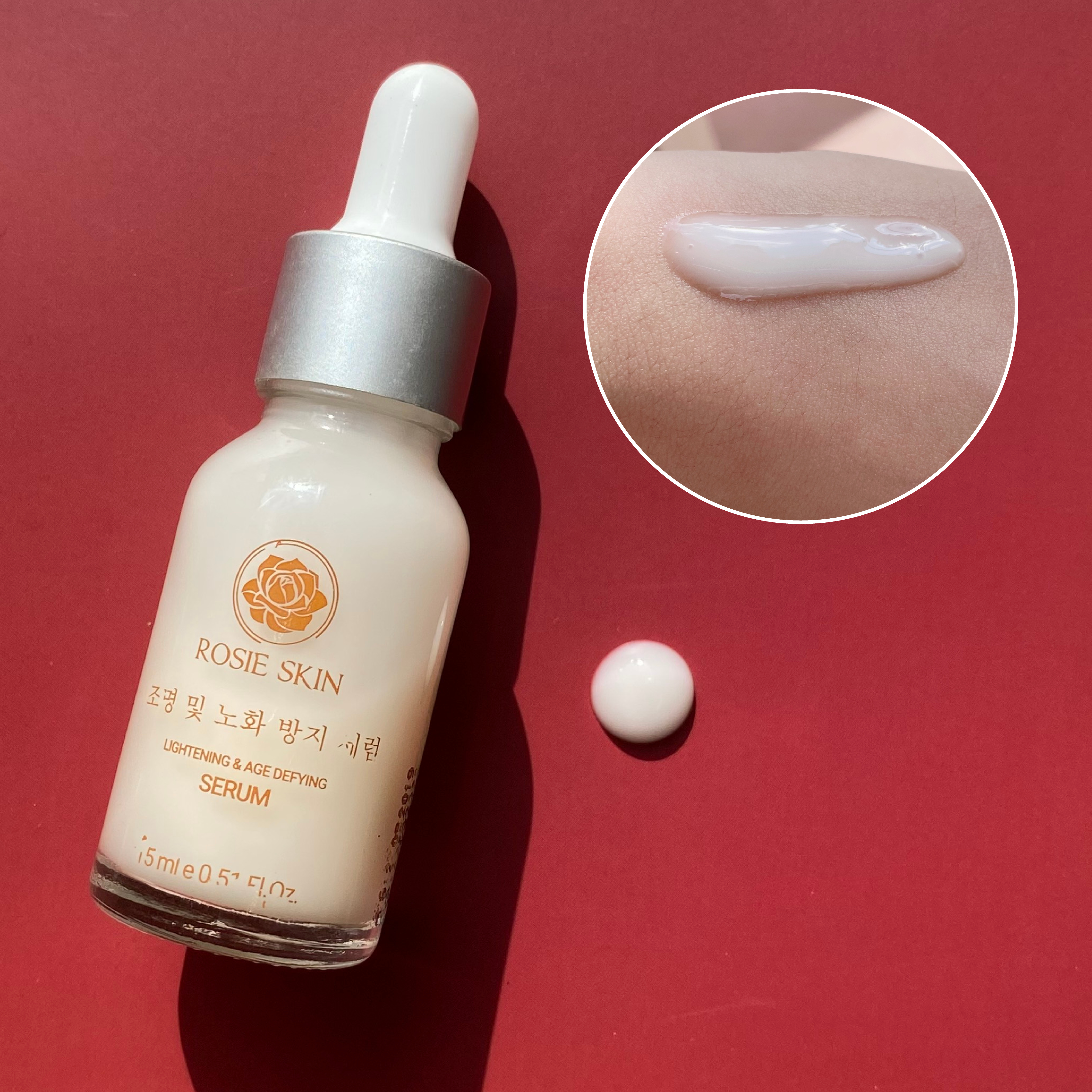 Tinh Chất Serum Dưỡng Ẩm Làm Sáng Da Rosie Skin Chiết Xuất Hoa Hồng Đá Lightening & Age Defying Serum 30ml