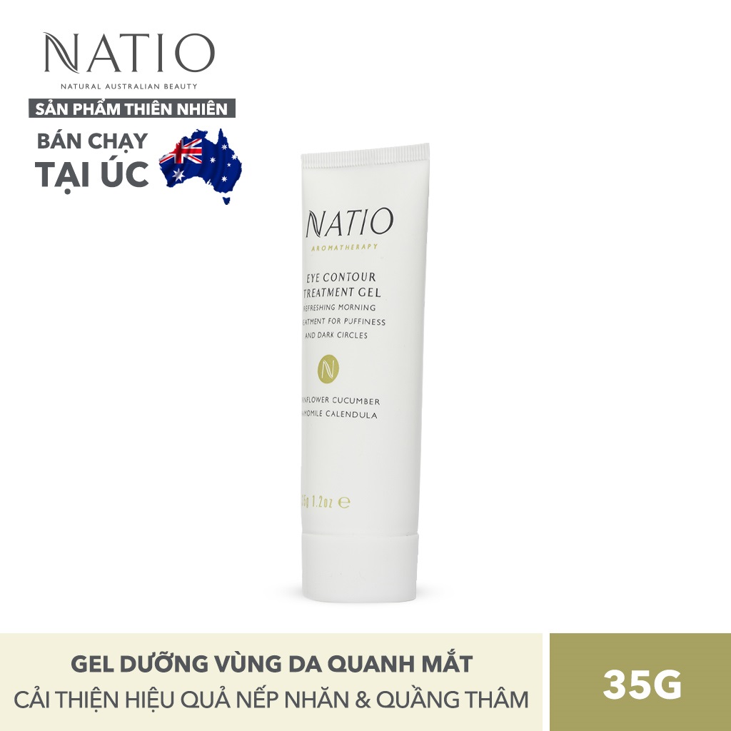 Gel Dưỡng Vùng Da Quanh Mắt Natio Aromatherapy Eye Contour Treatment Gel 35g