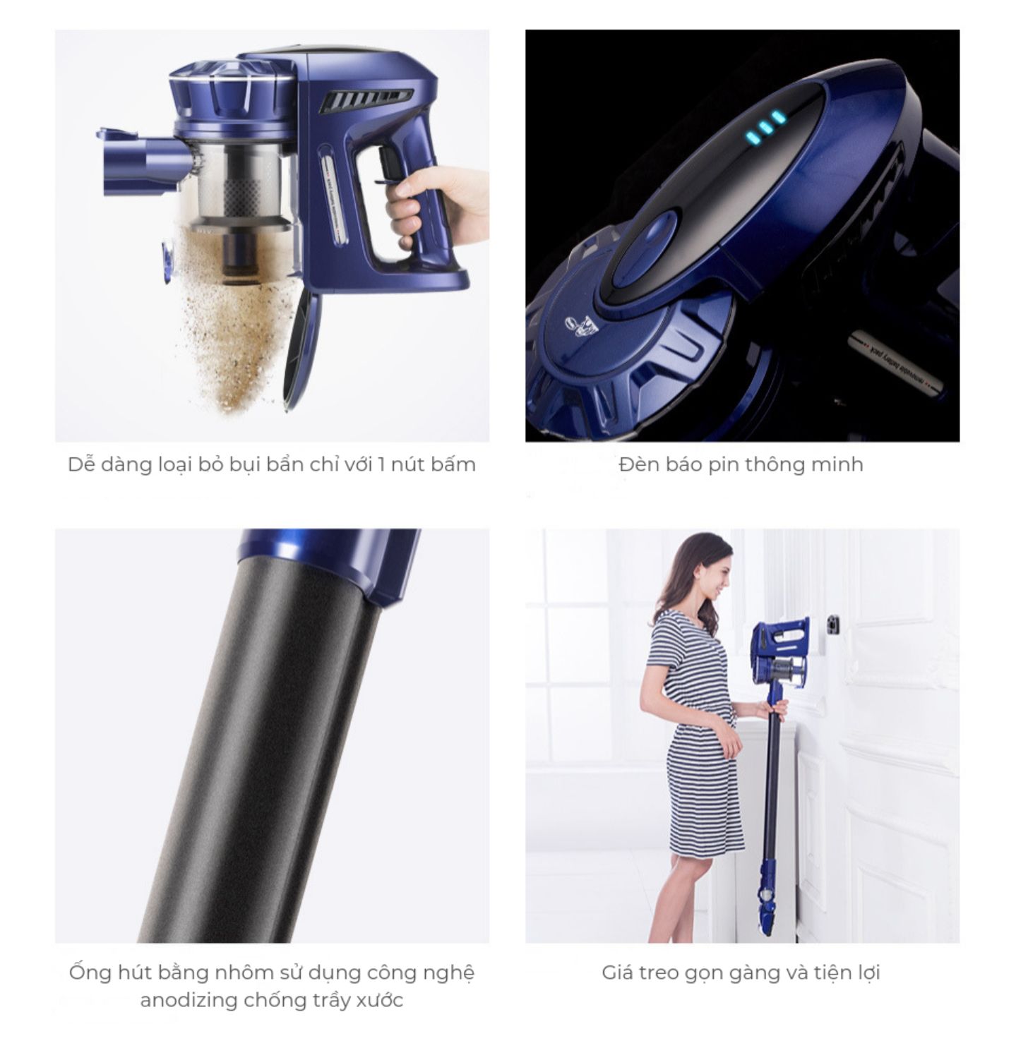 MÁY HÚT BỤI CẦM TAY PUPPYOO WP536