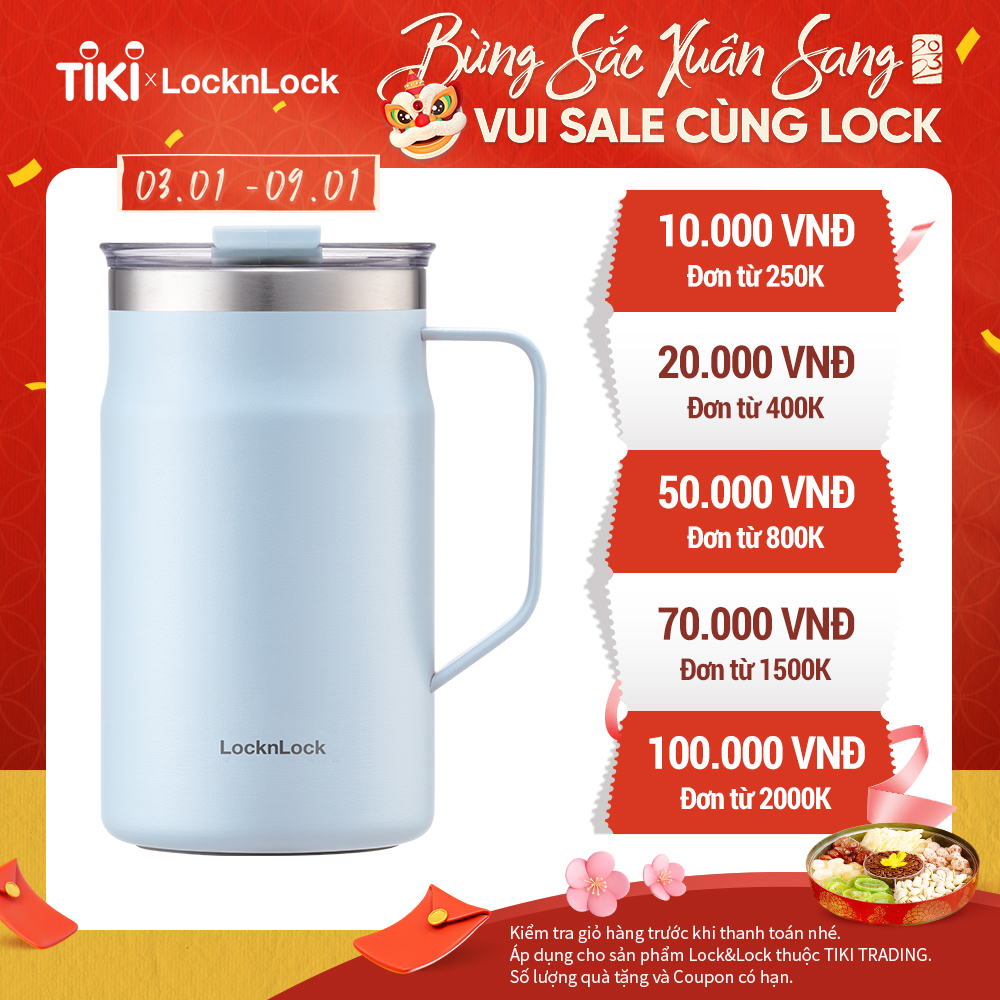 Ca nước giữ nhiệt LocknLock Metro Table Mug 600ml - LHC4282