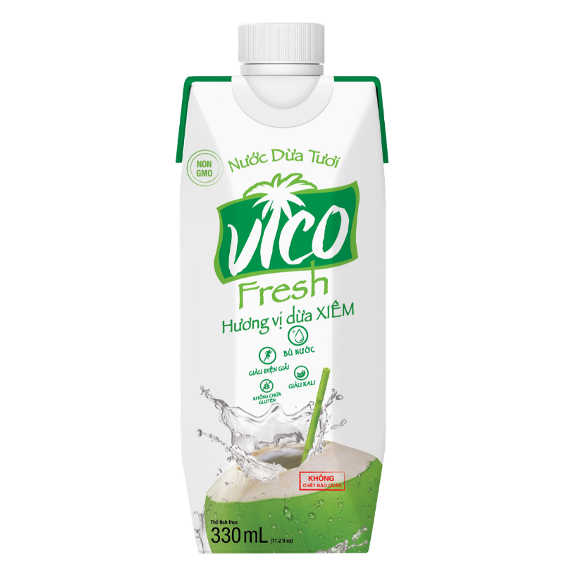 Thùng 24 hộp Nước dừa xiêm VICO FRESH